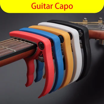 Plastik çelik gitar bas Capo Ukulele taşınabilir müzik aleti aksesuarları