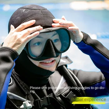 Profesyonel Tüplü dalış maskesi ve Şnorkel Anti-Sis Gözlük Gözlük Dalış Yüzme Kolay Nefes Tüpü Yüzme Ekipmanları En İyi