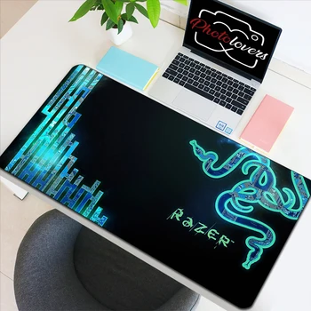 Razer Fare Pad Fare Masa Paspaslar Xxl Mousepad Anime Bilgisayar ve Ofis Playmat Pc Oyun Aksesuarları Masa Matı Masası Pad Masa Mat