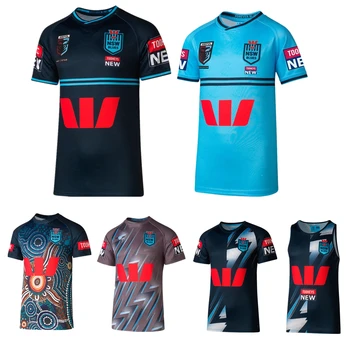 rugby forması NSW Blues Clash formaları 2023 ev Yerli rugby gömlek Avustralya NSW BLUES MENŞE yelek balıkçılık kumaş