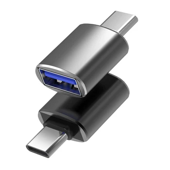 RYRA Alüminyum USB Tip C Adaptörü Erkek USB 3.0 Kadın OTG Kablo Dönüştürücü Taşınabilir Tip C macbook adaptörü Hava Ve Akıllı Telefon
