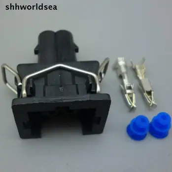 shhworldsea 5/30/100 takım 3.5 mm kiti kablo tesisatı konnektörü, meme konektörü fişi 037 906 240 037906240