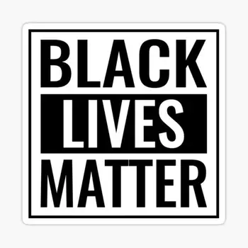Siyah Lives Matter T Shirt Etiket Dizüstü Dekor Yatak Odası Araba Sevimli Karikatür Sanat Moda Kamu Bavul