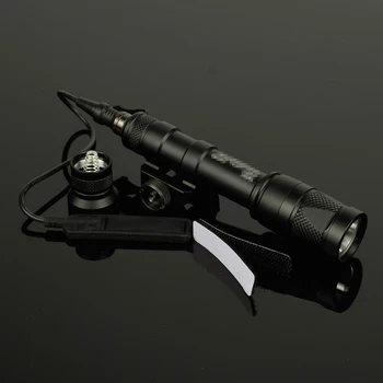 SİLAH M600 M600V İzci Hafif Avcılık Strobe El Feneri Silah Silah işık lantrena Weaver Picatinny Ray İçin bant Anahtarı ile