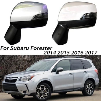 Subaru Forester 2013 için 2014 2015 2016 2017 Araba Dikiz Dış Ayna Assy Sinyal Lambası ısıtmalı Otomatik Katlanır Yan Ayna