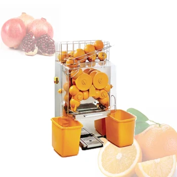 Ticari Büyük Elektrikli Meyve Sıkacağı Taze Portakal Baskı Masa Tipi Tam Otomatik Meyve Limon Suyu Sıkma Makinesi