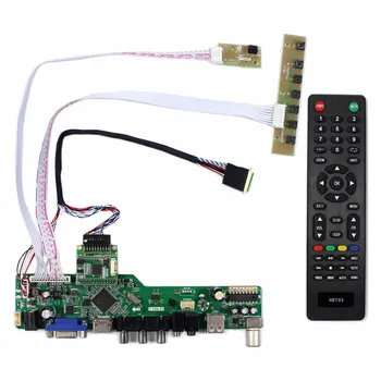 TV + HD MI + VGA + AV + USB + AUDİO LCD kontrol paneli İçin Çalışmak 11.6 inç 1920x1080 30pin eDP LCD ,gibi N116HSE-EA1/EJ1/EB1 / EAC / EBC