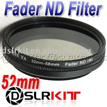Tıanya Optik Cam 52 52mm Sürgü Nötr Yoğunluk ND Filtre ND2 to ND400 ND8
