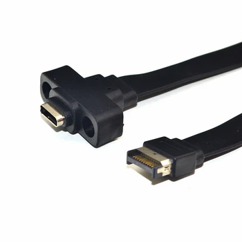 USB 3.1 Ön Panel Tipi E Erkek USB - C Tipi C Genişleme Kablosu bilgisayar anakartı Konektörü Tel Kordon Hattı