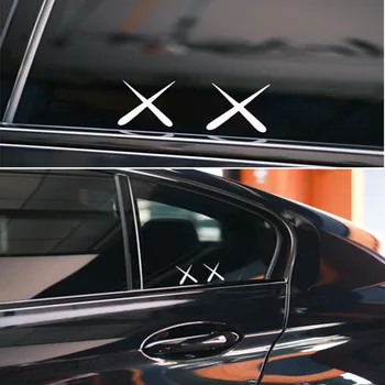 XX Şekli Gözler Araba Sticker Moda Serin Dekoratif Vinil Çıkartmaları Araba Vücut Windows Ön Camları Macun Aracı Araba Aksesuarları