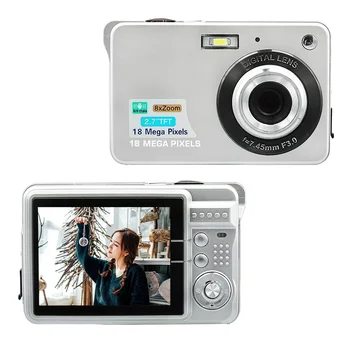Yeni 2.7 İnç Ekran 18MP 720P dijital kamera Video Kamera Fotoğraf Zoom Anti-shake Pil Taşıma Çantası USB Çocuklar Gençler için Hediye