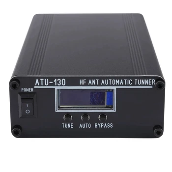 Yeni Montajlı ATU-130 Plus ATU-130+ 1.8-50MHz 200W Otomatik Anten Tuner OLED Ekran Metal Kasa Güncelleme ATU-100