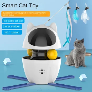 Yeni ürün kedi oyuncak otomatik akıllı kedi sopa kedi oyuncaklar interaktif