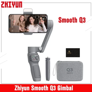 ZHİYUN PÜRÜZSÜZ Q3 Gimbal Smartphone 3 Eksenli Telefon Gimbals Taşınabilir Sabitleyici iPhone 14 pro max / Xiaomi / Huawei