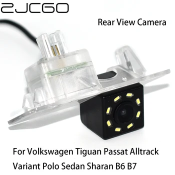 ZJCGO HD CCD Araba Dikiz Ters Yedekleme park kamerası Volkswagen Tiguan Passat İçin Alltrack Varyant Polo Sedan Sharan B6 B7