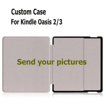 Özel Kapak Funda Kindle Oasis için 2 3 7 İnç Ebook Kılıf Coque Darbeye Kişilik Özelleştirilmiş Durumda Kabuk Kindle CW24WI
