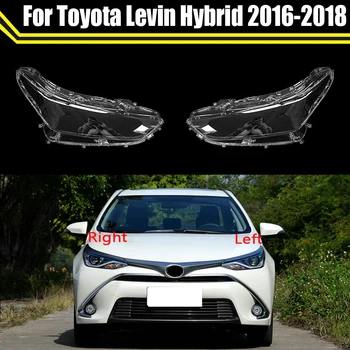 Araba far kapağı lamba gölge far lens camı kabuk ışık kapakları şeffaf abajur Toyota Levin hibrid 2016 2017 2018