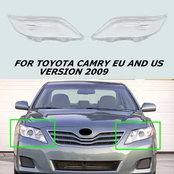 Araba Far Lens Fit Toyota Camry 2009 09 İçin Ön Farlar Şeffaf Abajur