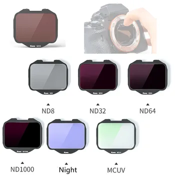 Klipsli CMOS Lens Filtre MC UV ND8 ND16 ND32 ND64 ND1000 Gece Filtresi Sony A7R II III IV A7S II A7II III A9 Kamera Klip